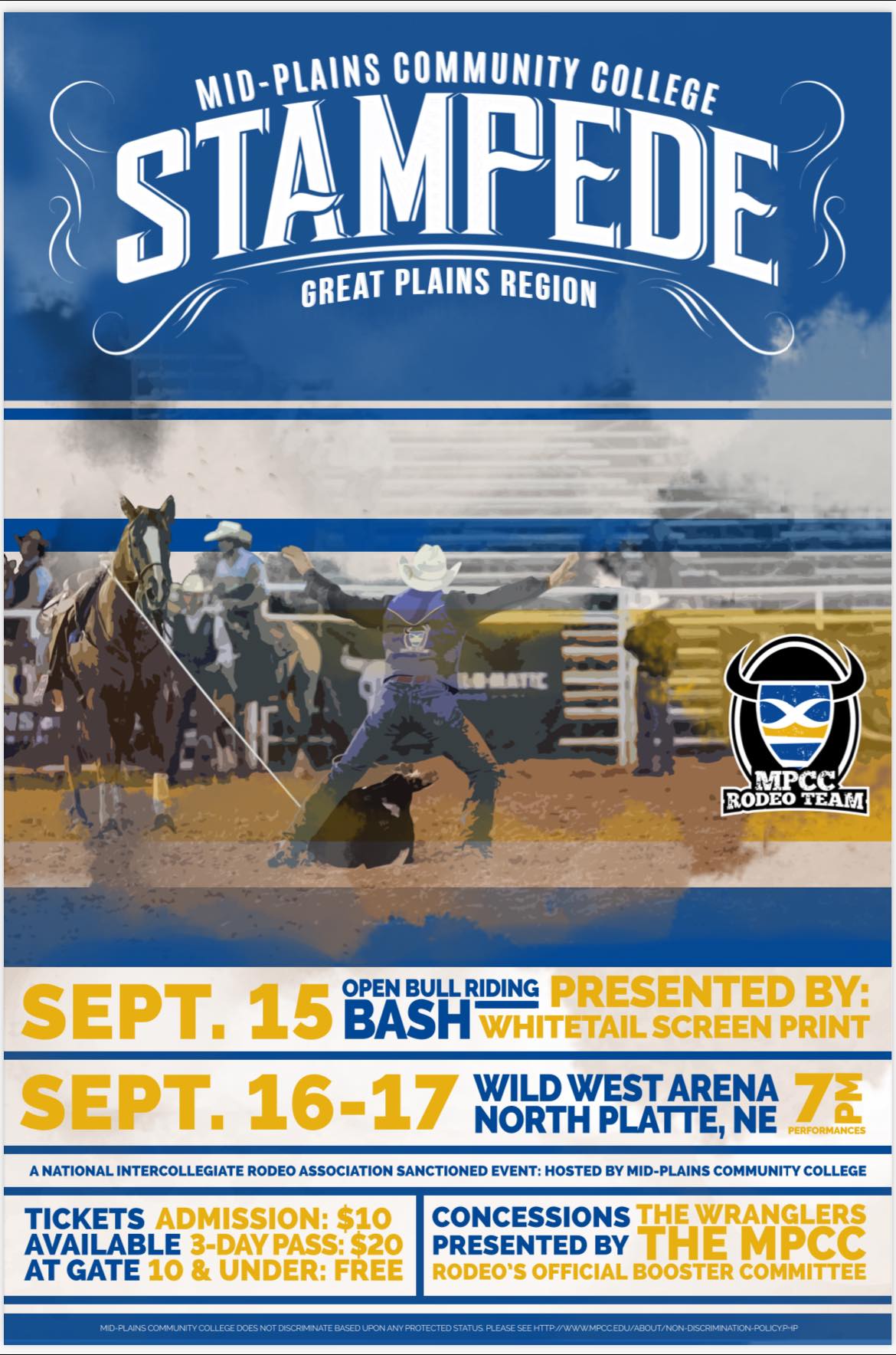 Mid Plains Community College Stampede College Rodeo Play North Platte